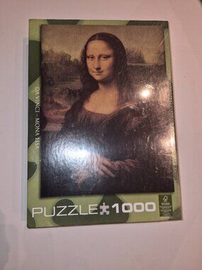 Eurographics Mona Lisa By Leonardo Da Vinci 1000 Piece Puzzle NEW sealed